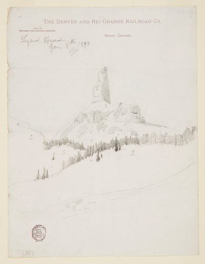 Lizard Head Peak, Colorado da Thomas Moran