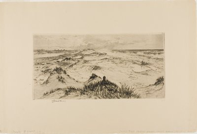 Guardando oltre le dune di sabbia - Easthampton da Thomas Moran
