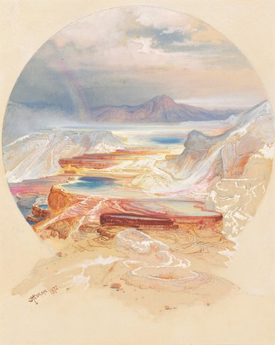 Terrazza Minerva, Yellowstone da Thomas Moran