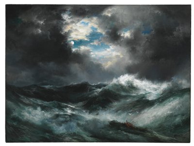Naufragio al chiaro di luna da Thomas Moran