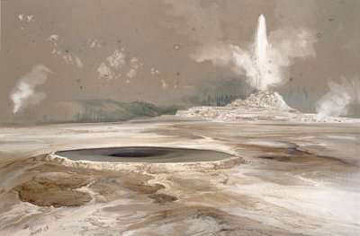 Piscina Morning Glory, 1873 da Thomas Moran