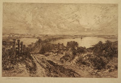 Mattina, Hook Pond, East Hampton da Thomas Moran