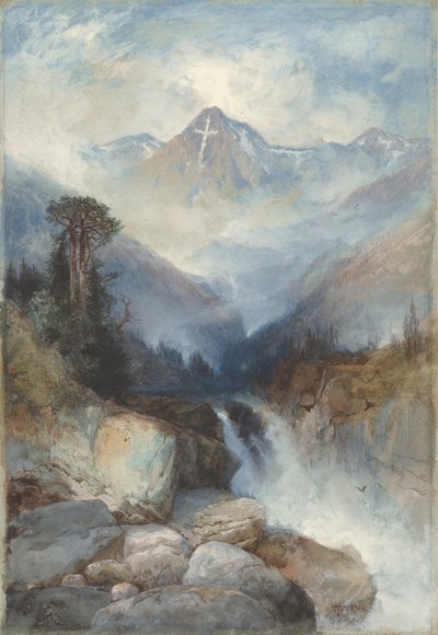 Montagna della Santa Croce da Thomas Moran