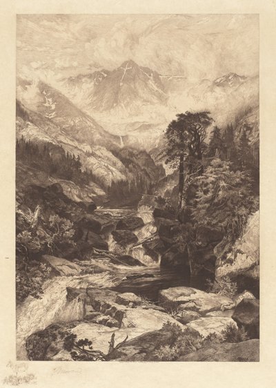Montagna della Santa Croce, Colorado da Thomas Moran