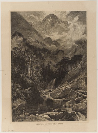 Montagna della Santa Croce, Colorado da Thomas Moran