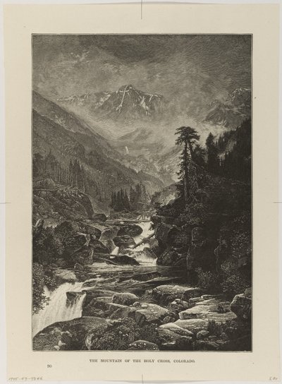 Montagna della Santa Croce, Colorado da Thomas Moran