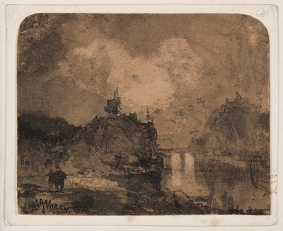 Scena fluviale, Grand Canyon, Colorado da Thomas Moran