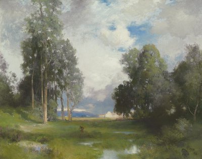 Missione di Santa Barbara, 1916 da Thomas Moran