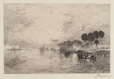Fiume St. John, Florida da Thomas Moran