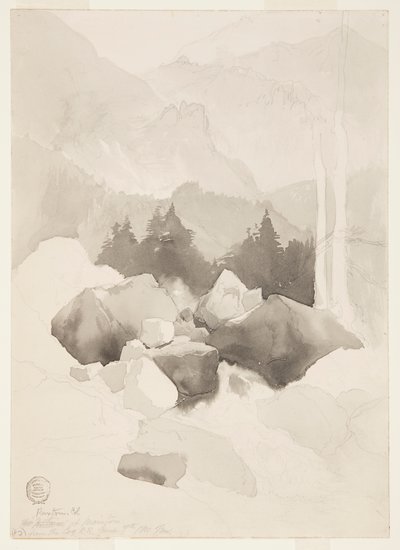 Studio di Ruxton, Colorado da Thomas Moran