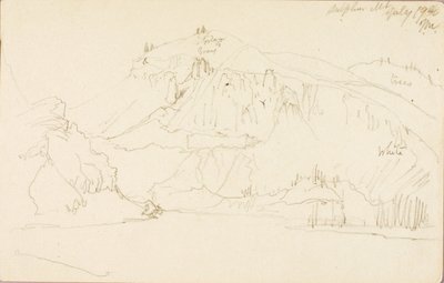 Montagna di zolfo da Thomas Moran