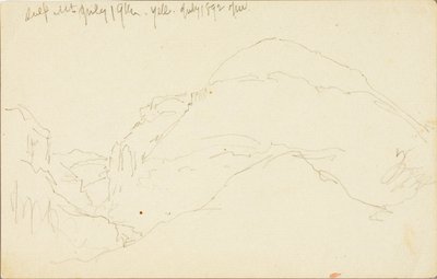 Monte Sulphur, Yellowstone da Thomas Moran