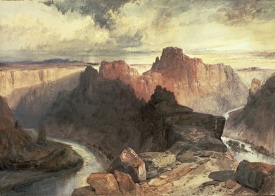 Estate, Anfiteatro, fiume Colorado, territorio dello Utah da Thomas Moran