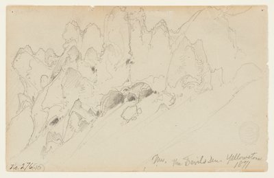 La tana del diavolo, Yellowstone da Thomas Moran