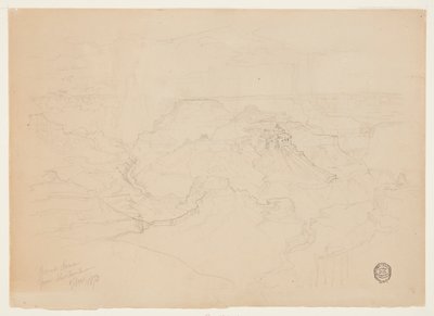 Il Grand Canyon sotto la Pioggia da Thomas Moran