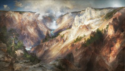 Il Grand Canyon dello Yellowstone da Thomas Moran
