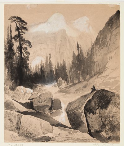 La Cupola Nord, Yosemite, California da Thomas Moran