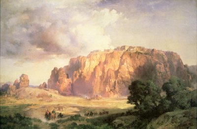 Il Pueblo di Acoma, New Mexico da Thomas Moran