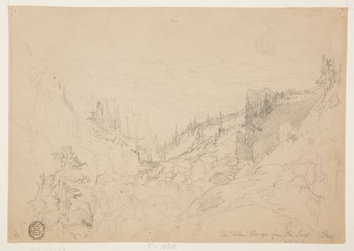 La catena del Teton da est da Thomas Moran