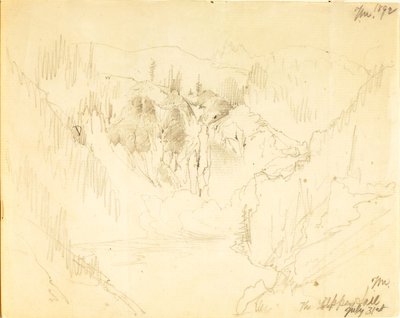 La caduta superiore da Thomas Moran