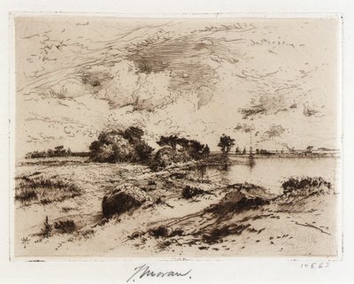 Porto di Three Mile Easthampton, L.I. da Thomas Moran