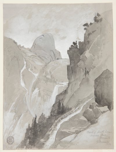 Cascate Vernal, Yosemite da Thomas Moran