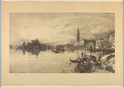 Veduta di Venezia dal Canal Grande da Thomas Moran