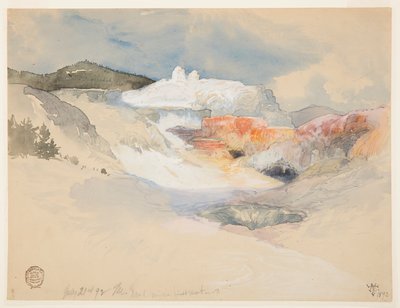 Yellowstone, sorgenti termali da Thomas Moran