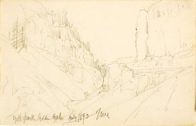 Parco di Yellowstone, Golden Gate da Thomas Moran