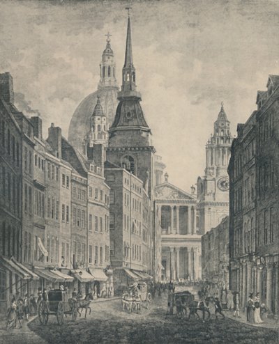 Shopping in Ludgate Street, 1795, 1920 da Thomas Morris