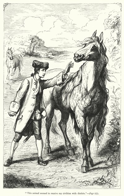 Illustrazione per I viaggi di Gulliver di Jonathan Swift da Thomas Morten