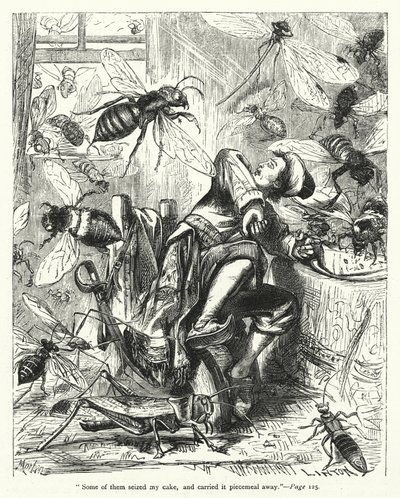 Illustrazione per I viaggi di Gulliver di Jonathan Swift da Thomas Morten