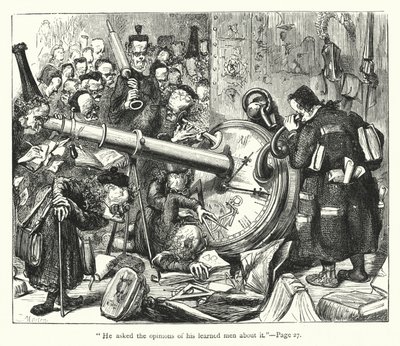 Illustrazione per I viaggi di Gulliver di Jonathan Swift da Thomas Morten