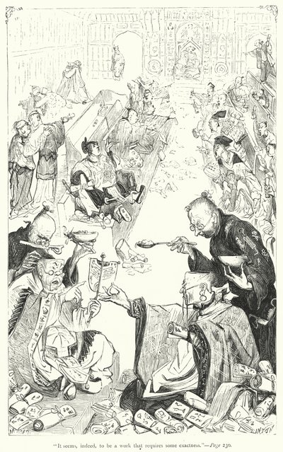 Illustrazione per I viaggi di Gulliver di Jonathan Swift da Thomas Morten