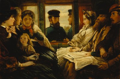 Regalo di viaggio 1860 "Biglietti, per favore", 1861 da Thomas Musgrave Joy