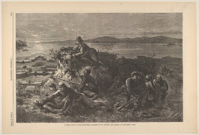 Una pattuglia notturna nel sud-ovest - Sorpresa di un avamposto e ricognizione del ribelle da Thomas Nast