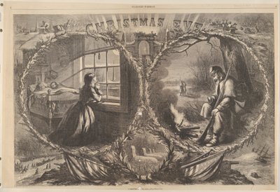 Vigilia di Natale, da Harpers Weekly da Thomas Nast