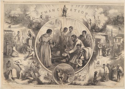 Emancipazione dei neri: il passato e il futuro da Thomas Nast