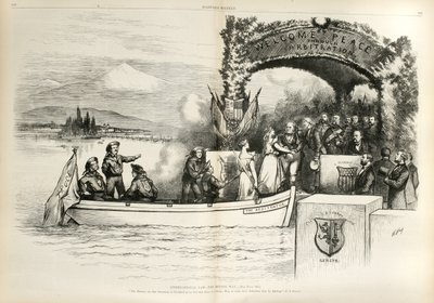 Diritto internazionale - La via migliore..., 1874 da Thomas Nast