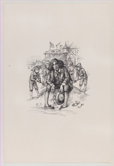 Oscar sulla riva del mare da Thomas Nast