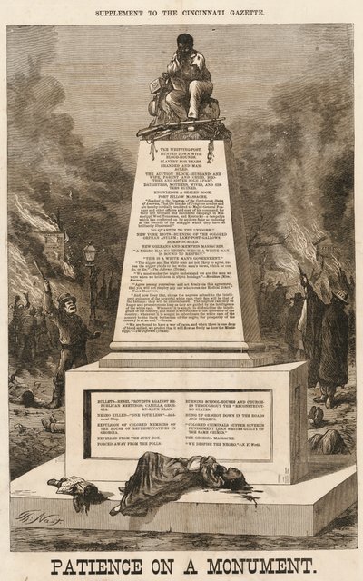 Patience on a Monument da Thomas Nast