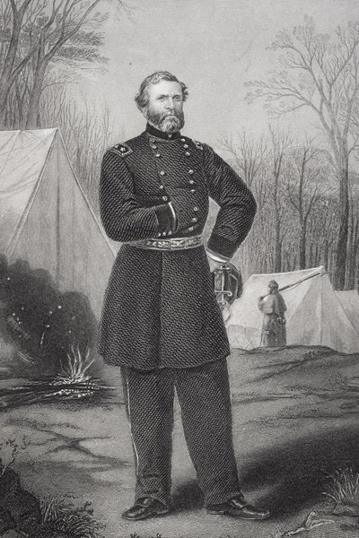 Ritratto del generale George Henry Thomas (1816-70) da Thomas Nast