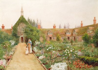 Un giardino di campagna a Bray, Berkshire da Thomas Nicholson Tyndale