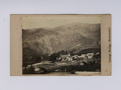 Ponte di Grange, Borrowdale (foto b/n) da Thomas Ogle