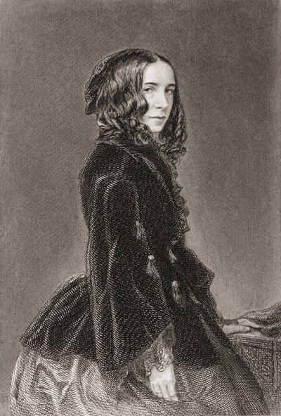 Elizabeth Barrett Browning, Opere poetiche volume I, incisione da Thomas Oldham Barlow