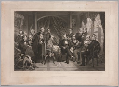 Washington Irving e i suoi amici letterari a Sunnyside da Thomas Oldham Barlow