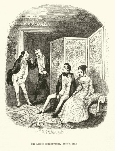 Illustrazione per Valentine Vox (incisione) da Thomas Onwhyn