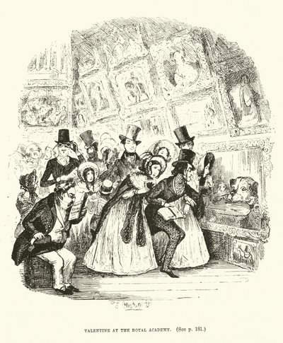 Illustrazione per Valentine Vox da Thomas Onwhyn