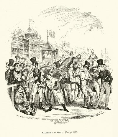 Illustrazione per Valentine Vox (incisione) da Thomas Onwhyn