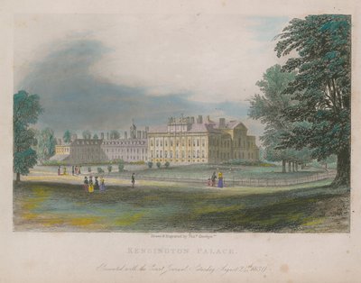 Palazzo di Kensington, Londra da Thomas Onwhyn